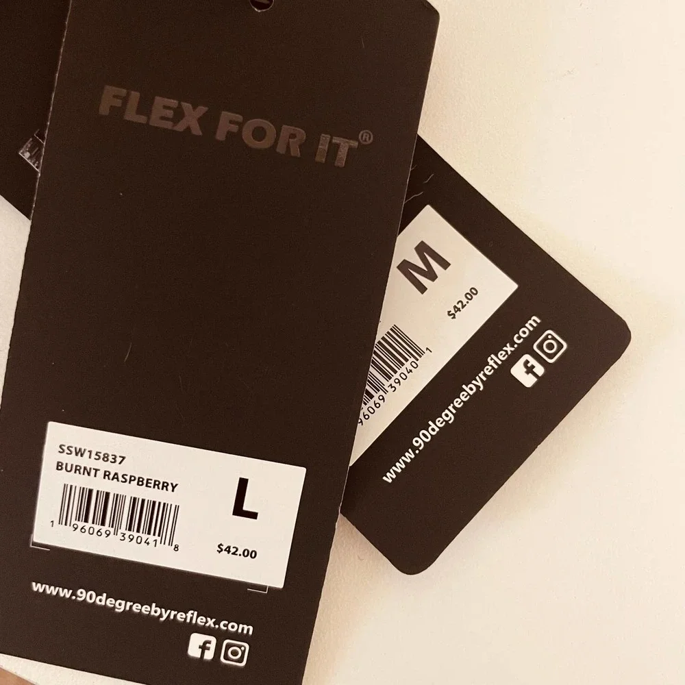 90Degree Lux Flex Short Sleeve Cropped Tennis Polo - Picture 10 of 14